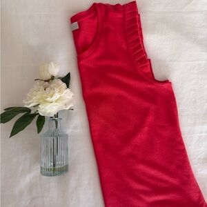 LOFT Bold Red Orange Top